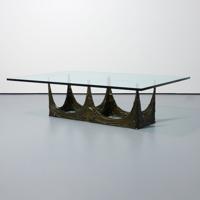 Paul Evans Sculpted Bronze STALAGMITE Coffee Table - Sold for $3,584 on 03-01-2025 (Lot 83).jpg